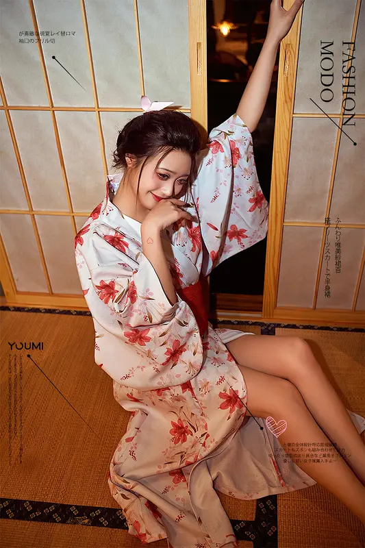 YouMi尤蜜 - 2021.08.07 花魁道中 萌萌 12